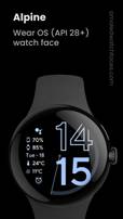 Cadran Montre Connectée Alpine Watch Face - Android (Dématérialisé - Wear OS)