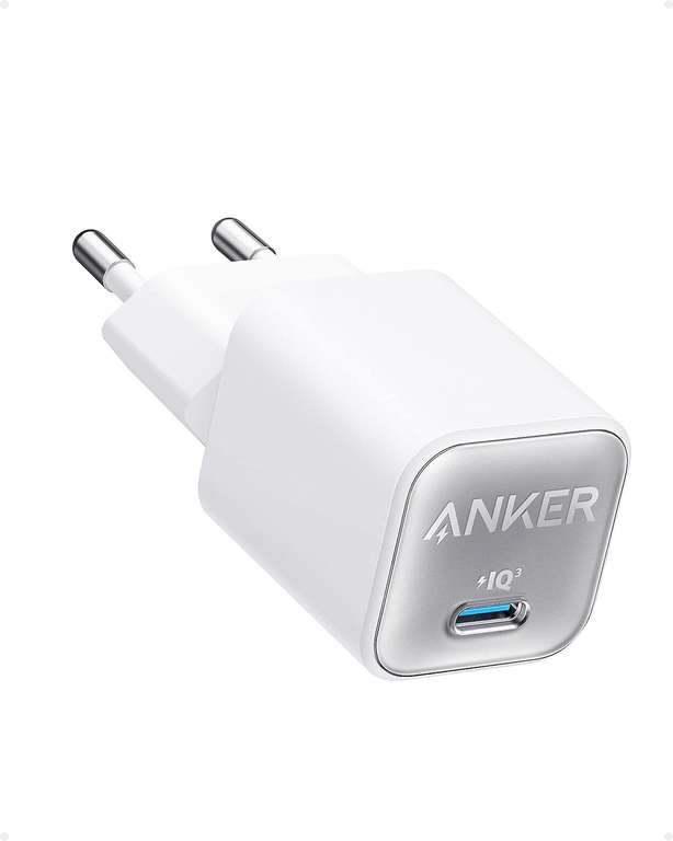 Chargeur USB-C Anker 511 (Nano 3) - GaN, 30W, PPS PIQ 3.0, Plusieurs coloris (Vendeur tiers)