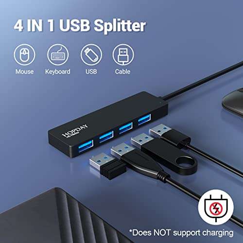 Hub USB Hopday - 4 Ports USB 3.0 (via coupon)