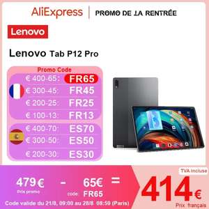 Tablette 12.6" Lenovo Tab P12 Pro - 5G, amoled, Global, RAM 8 Go, 256 Go