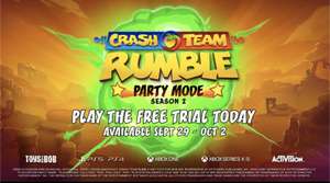 Crash Team Rumble jouable gratuitement sur PS5, PS4, Xbox Series X|S & Xbox One (Dématérialisé)