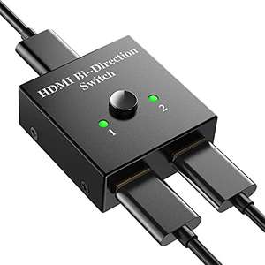 [Prime] Switch Commutateur bidirectionnel HDMI 4K Sunright - 3D/1080P/4K/HDCP-HDMI pour Blu-Ray/PC/DVD/Xbox (vendeur tiers)