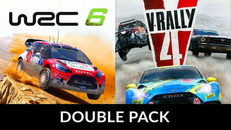 Rally Champions Double Pack sur PC - WRC 6 FIA World Rally Championship + V-Rally 4 (dématérialisé - Steam)