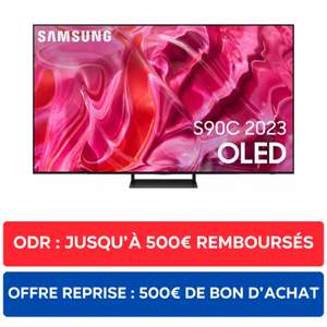 TV 55" Samsung OLED UHD 4k 144Hz TQ55S90C + 500€ en bon d'achat via reprise (Via 300€ ODR)