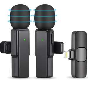 Mini microphone sans fil Homvos pour enregistrement vidéo iPhone/iPad (Vendeur Tiers - Via Coupon)