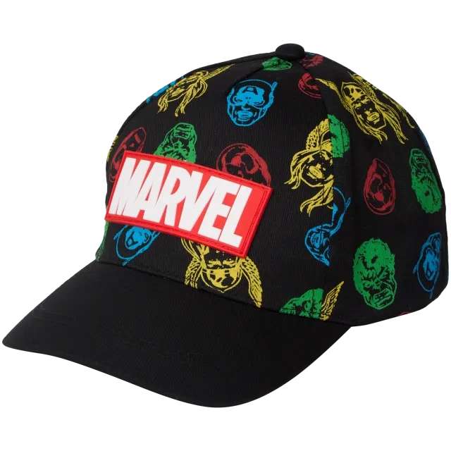 Casquette Baseball Enfant Marvel – Velcro Réglable – 2 à 6 Ans – Protection Soleil