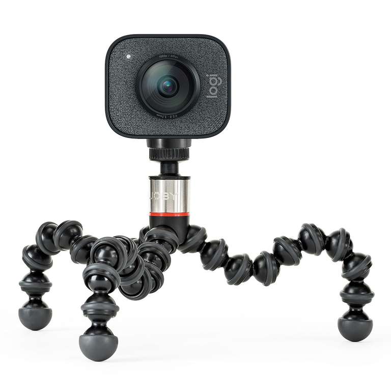 Webcam Logitech StreamCam - Full HD + Trépied flexible GorillaPod (Noir) offert