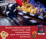 Visite Guidée sur Réservation des Coulisses du Cinéma CGR Freyming Merlebach (57)