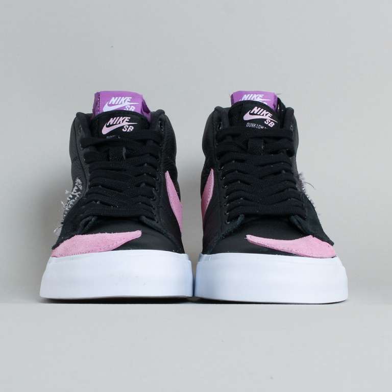Chaussures Nike Sb Blazer Edge homme/femmes Noir et rose (riotskateshop.fr)