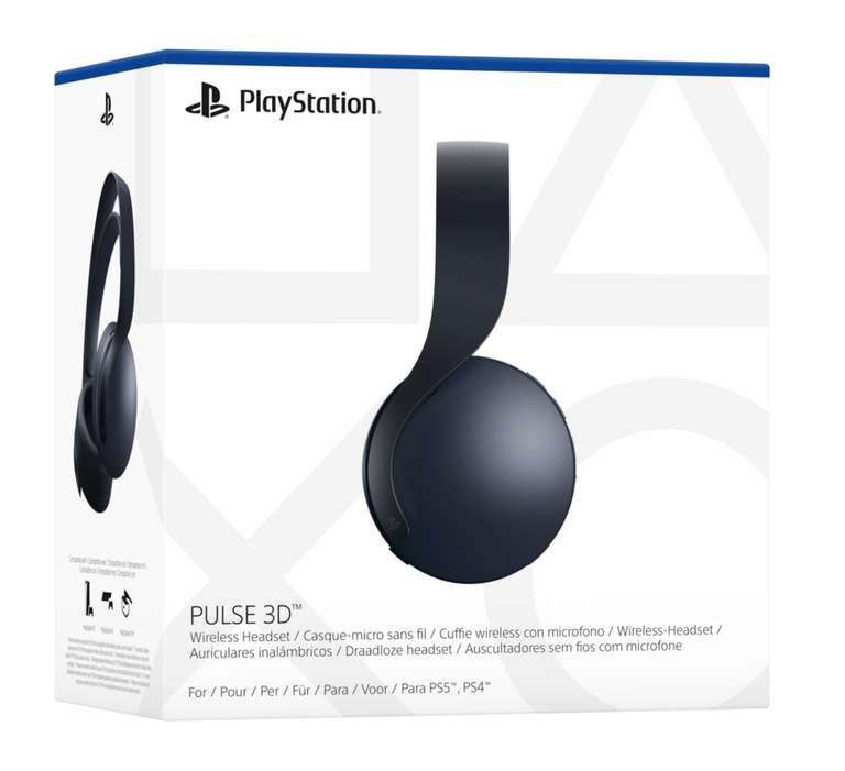 Casque sans fil Sony Pulse 3D pour Console PS4 et PS5 - Noir
