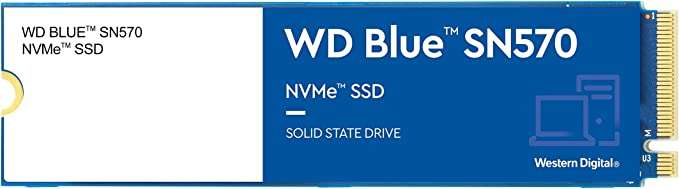 SSD interne M.2 NVMe Western Digital WD SN570 (WDS100T3B0C) - 1 To, TLC 3D (Frontaliers Belgique)
