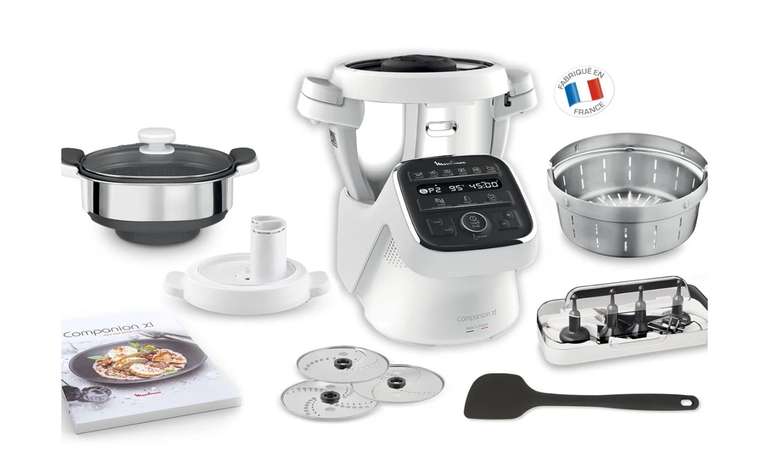 Pack robot de cuisine Moulinex Companion XL (YY4591FG) +8 accessoires (via 100.02€ sur la carte fidélité)