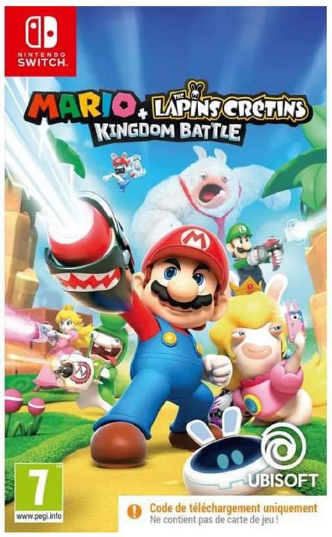 Mario + The Lapins Crétins: Kingdom Battle sur Switch (Code dans la boite)