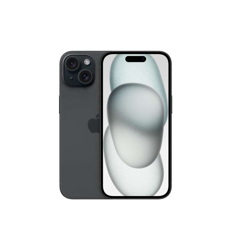 [Frontaliers Suisse] Apple iPhone 15 6,1" 5G 128 Go Noir