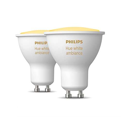 Lot de 2 Ampoules Philips Hue GU10 Blanches