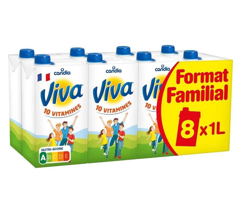 Lot de 2 Packs de 8 litres de lait Viva de Candia - Beauvais (60)