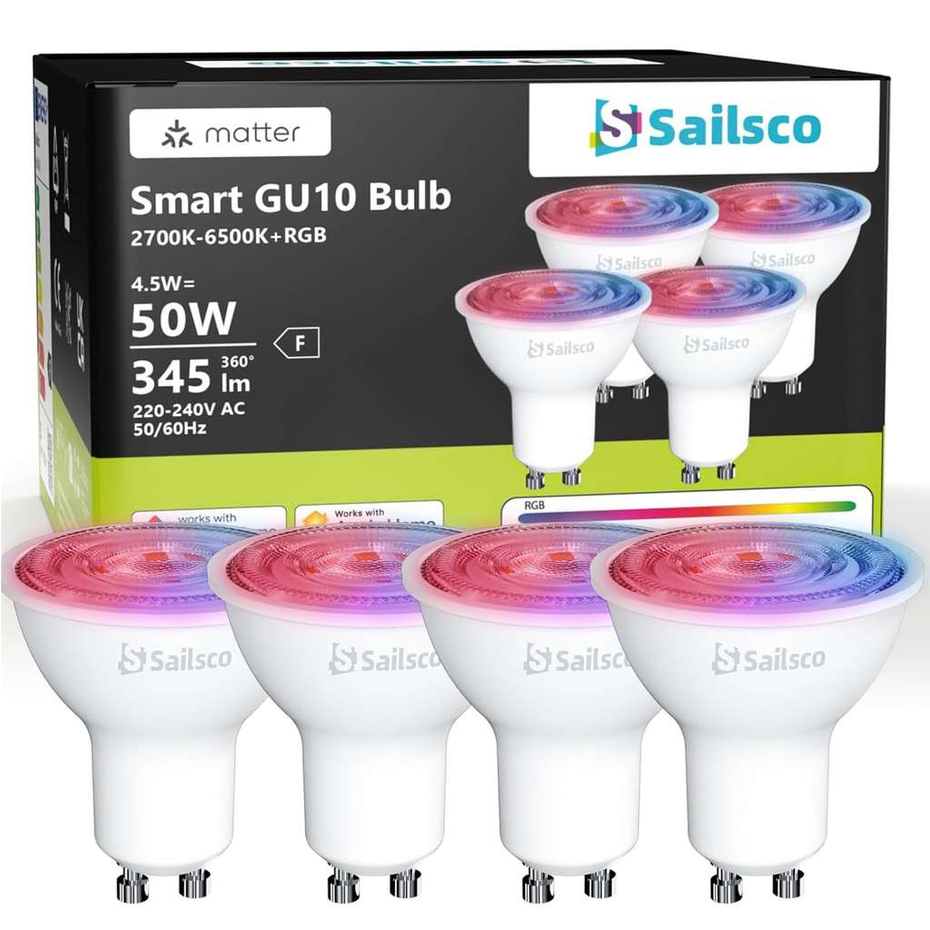 Ampoule GU10 4W RGB - 16 Couleurs Avec Télécommande - Neuf