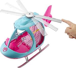 Jouet Barbie Voyage Hélicoptère - Rose et Bleu