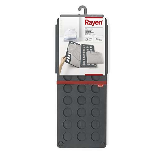Pliage De Vêtements RAYEN - Plieur à Linge Pliable Gris - 70x59cm - Range-plieur Facile à Utiliser