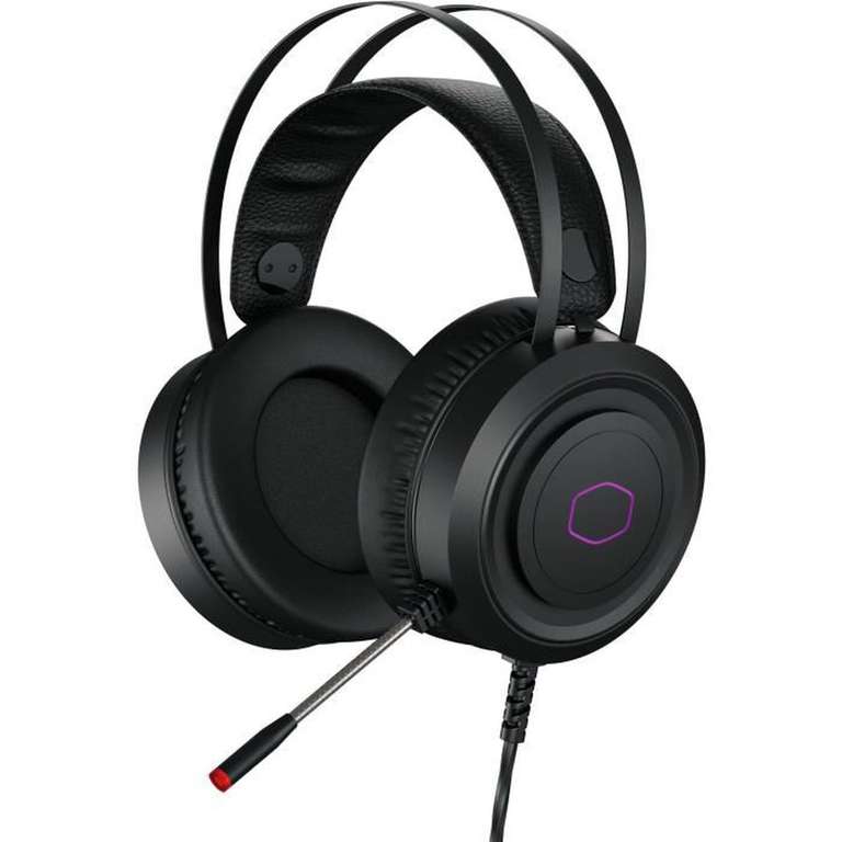 COOLER MASTER CH321 - Casque Gaming USB CoolerMaster CH-321 pour PC/ PS4) - Noir, RGB