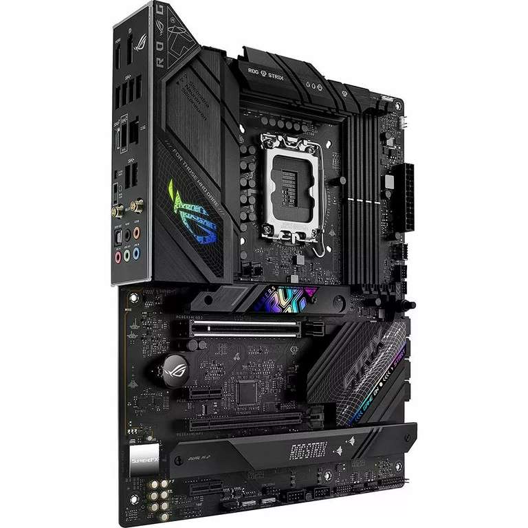 ASUS ROG Strix B760-F – Carte mère Gaming Intel B760 LGA 1700 ATX (DDR5,  16+ 1 Phases d'alimentation, PCIe 5.0, 3 x PCIe 4.0 M.2, WiFi 6E, 2.5G