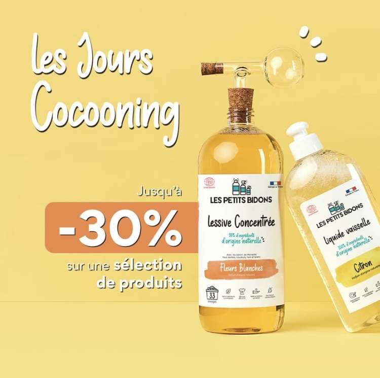 30% de remise sur une sélection de produits ménagers Les Petits Bidons (LesPetitsBidons.fr)