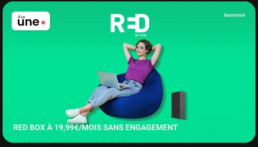 RED by SFR Box 7 Fibre Abonnement – Appels illimités, frais offerts at ...