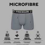 Pack de 12 boxers Freegun microfibre - modèles aléatoires (du S au 2XL)