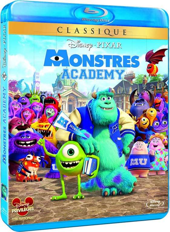 Sélection de Blu-ray Disney à partir de 6.99€ - Ex: Monstres Academy, Les Nouveaux Héros ou Planes