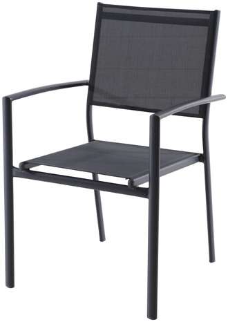 Chaise de jardin Tannna - en aluminium + tissu