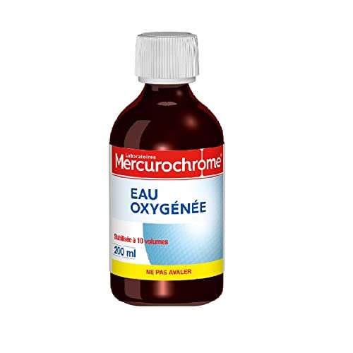 Flacon d'eau oxygénée Mercurochrome - 200 ml