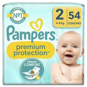3 paquets de 54 Couches Pampers - Taille 2