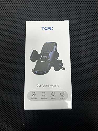 TOPK Support Téléphone Voiture, Universel Porte Téléphone Voiture pour  Ventilation, Socles de Téléphone Portable pour Automobile Rotation 360°pour  Smartphone et GPS 4.0-6.7 Pouces : : High-Tech
