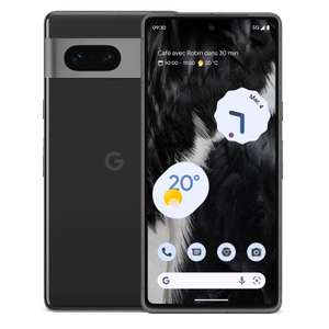 Smartphone 6.3" Google Pixel 7 5G, Double SIM, 256Go, noir volcanique