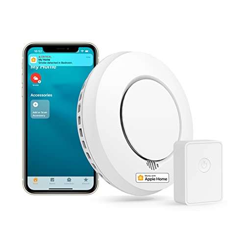 Détecteur de fumée et de surchauffe connecté Meross GS559AHHK + Hub - Compatible Apple Homekit, SmartThings (Via coupon)