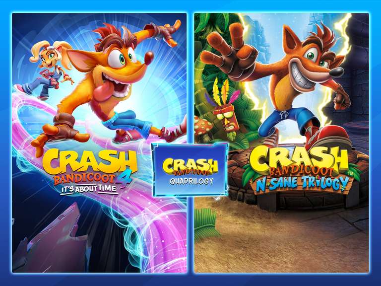 Crash Bandicoot - Pack Quadrilogy sur Xbox One/Series X|S (Dématérialisé - Store Argentine)