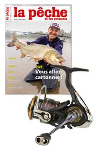 Abonnement au magazine La Pêche et les Poissons pendant 1 an + moulinet Daiwa Legalis LT 2000 XH (12 numéros) - peche-poissons.com