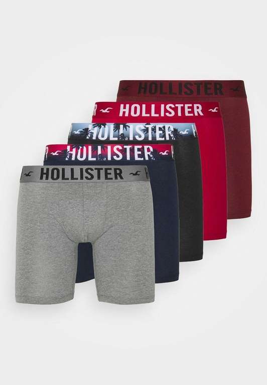 Pack 5 boxers longs Hollister - Taille XS à XXL