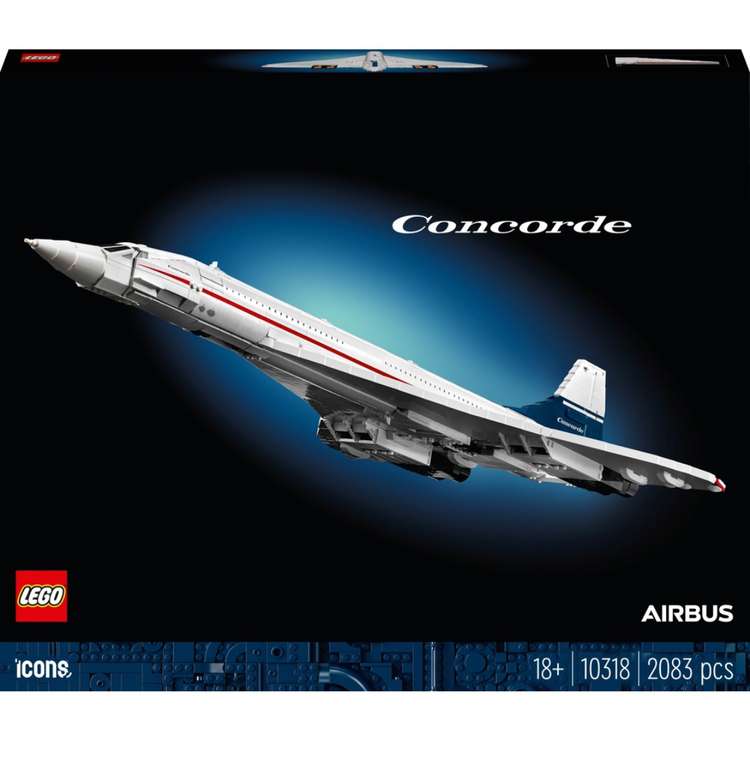 Jeu de construction Lego Icons Le Concorde - 10318