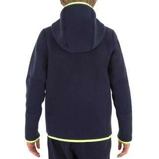 Veste polaire chaude réversible Sailing 500 Enfant - Bleu Marine/Jaune Fluo (Taille 5 à 14 Ans)