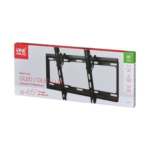 Support Mural Inclinable One For All de 15° pour TV 32" à 55"