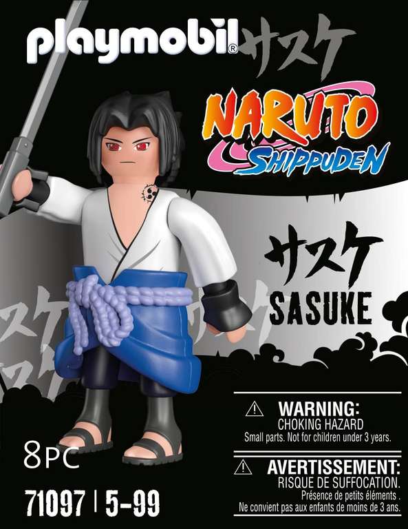 Jouet Playmobil Naruto Shippuden - Sasuke (71097)