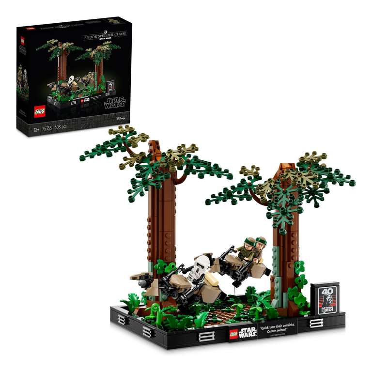 Sélection de jeux de construction Lego en promotion - Ex: Lego Star Wars (75353) - Diorama de la Course-Poursuite en Speeder sur Endor