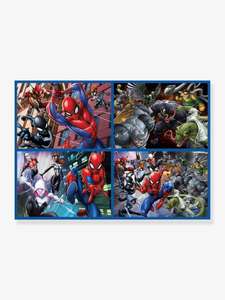 Sélection de Puzzles Educa en Promotion - Ex : 4 Puzzles Progressifs Spiderman