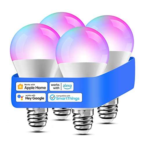 Meross Ampoule Connectée, Ampoule LED Intelligen…
