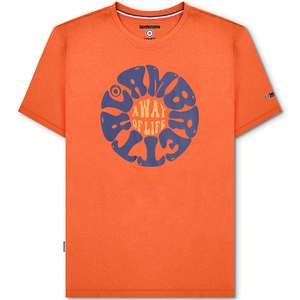 T-shirt pour Homme Lambretta Festival - Orange, Plusieurs Tailles Disponibles
