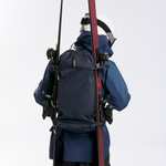 Sac à dos ski snowboard freeride Wedze FR 100 Defense - Bleu marine