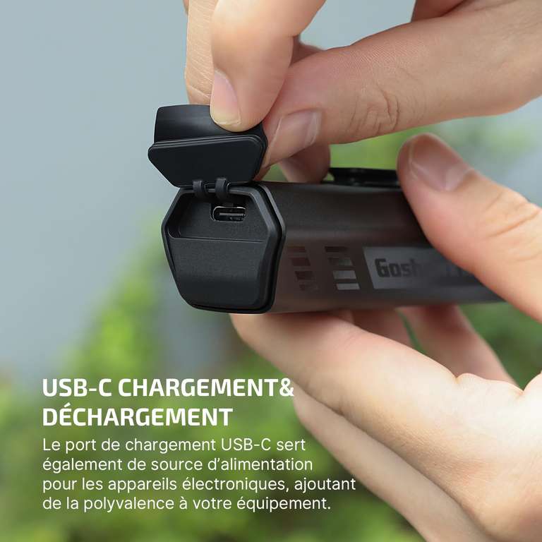 OLIGHT Goshawk 1600 Lampe Vélo 1600 Lumens – Télécommande Sans Fil, Feux De Croisement/Route, Étanche IPX6, Recharge USB-C