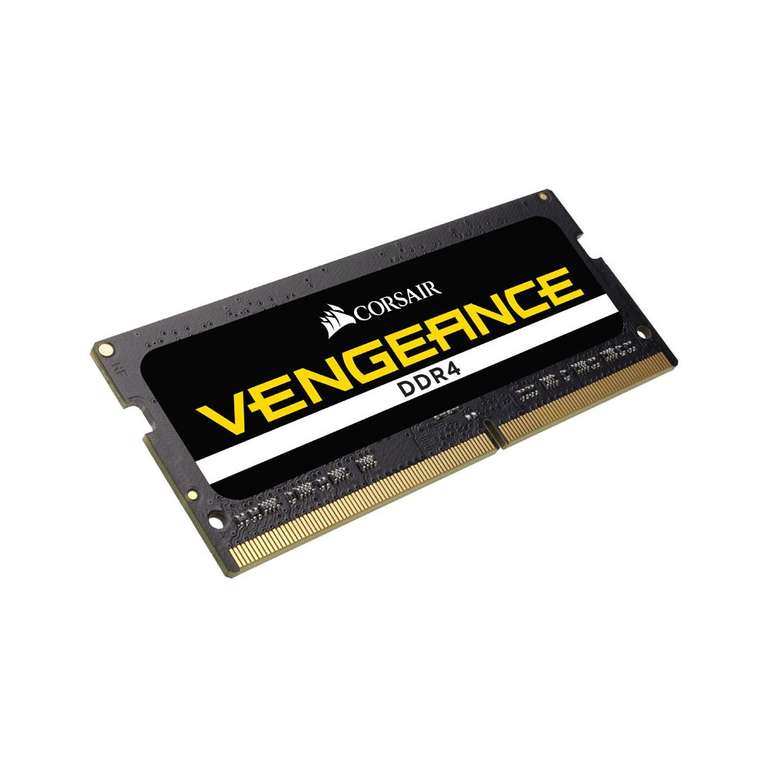 Kit mémoire RAM Corsair Vengeance (CMSX32GX4M2A2666C18) - 32Go (2x16Go), DDR4, SODIMM, 2666 MHz, Cas 18