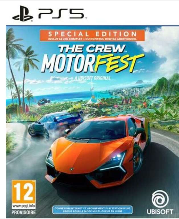 The Crew Motorfest Edition Spéciale ou standard sur PS4/XBox One (sur PS5 / XBox Series X à 39.99€)